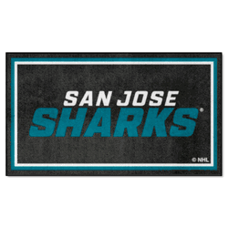 San Jose Sharks 3ft. x 5ft. Plush Area Rug
