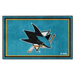 San Jose Sharks 4ft. x 6ft. Plush Area Rug