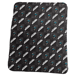 San Jose Sharks 50x60 Repeating Pattern Fleece Throw