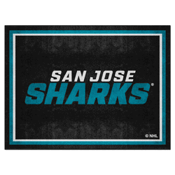 San Jose Sharks 8ft. x 10 ft. Plush Area Rug