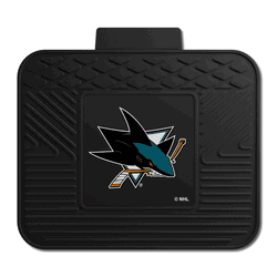 San Jose Sharks Back Seat Car Utility Mat - 14in. x 17in.