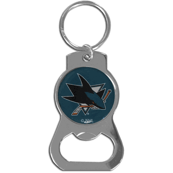 San Jose Sharks Bottle Opener Key Chain