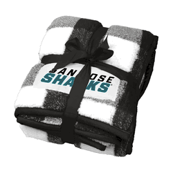 San Jose Sharks Buffalo Check Frosty Fleece