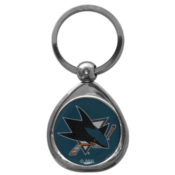 San Jose Sharks Chrome Key Chain