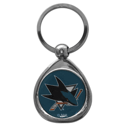 San Jose Sharks Chrome Key Chain