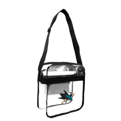 San Jose Sharks Clear Carryall Crossbody