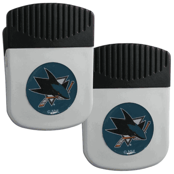 San Jose Sharks Clip Magnet with Bottle Opener, 2 pack