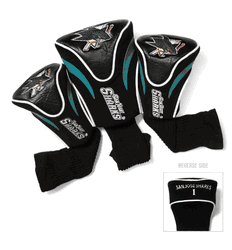San Jose Sharks Club 3 Piece Contour Headcover Set