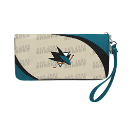 San Jose Sharks Curve Zip Organizer Wallet