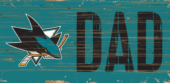 San Jose Sharks DAD 6x12 Sign
