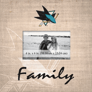 San Jose Sharks Family Picture Frame