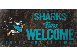 San Jose Sharks Fans Welcome Sign