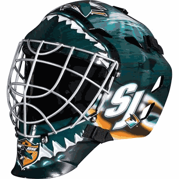 San Jose Sharks GFM 1500: NHL Team Goalie Face Masks