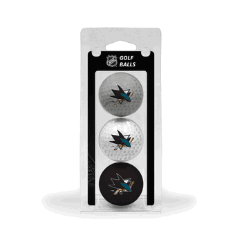 San Jose Sharks Golf Balls - 3 Pack