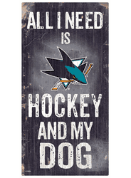 San Jose Sharks Hockey and My Dog Sign