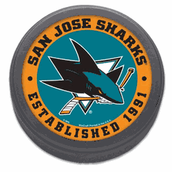 San Jose Sharks Hockey Puck - Est 1991 - Bulk