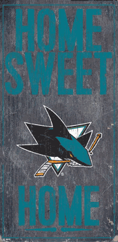 San Jose Sharks Home Home Sweet Home 6x12