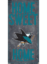 San Jose Sharks Home Home Sweet Home 6x12