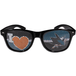 San Jose Sharks I Heart Game Day Shades