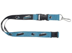 San Jose Sharks Lanyard Reversible Teal/Black