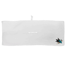 San Jose Sharks Large Microfiber Towel - 16" x 40" (White)