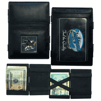 San Jose Sharks Leather Jacob's Ladder Wallet