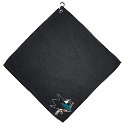 San Jose Sharks Microfiber Small Towel - 15" x 15" (Colored)