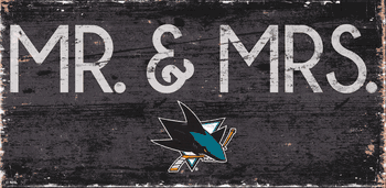 San Jose Sharks Mr. & Mrs. Sign