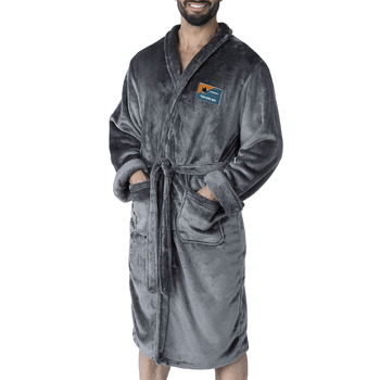 San Jose Sharks NHL Charcoal L/XL Personalized Robe