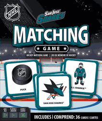 San Jose Sharks NHL Matching Game