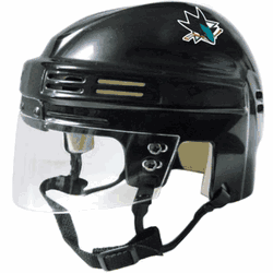 San Jose Sharks NHL Mini Helmet Team Color