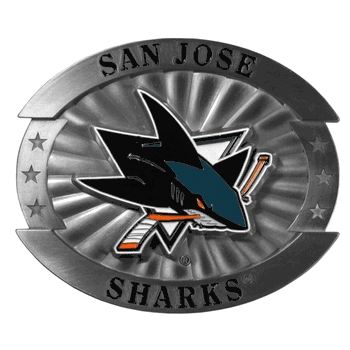 San Jose Sharks Oversized Belt Buckle