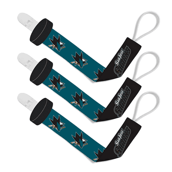 San Jose Sharks Pacifier Clips