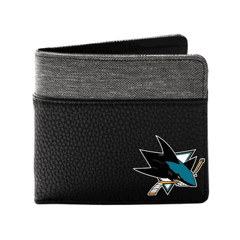 San Jose Sharks Pebble BiFold Wallet BLCK