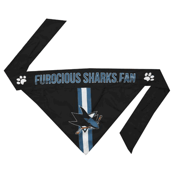 San Jose Sharks Pet Bandana Large