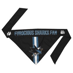 San Jose Sharks Pet Bandana Medium