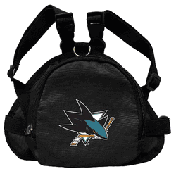 San Jose Sharks Pet Mini Backpack BLCK S