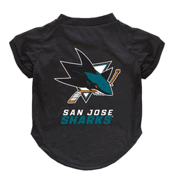 San Jose Sharks Pet T-Shirt Medium