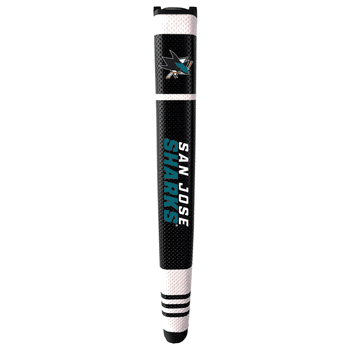San Jose Sharks Putter Grip (Colored with white stripes)