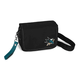 San Jose Sharks Ribbon Waist Pack Purse Teal