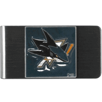 San Jose Sharks Steel Money Clip