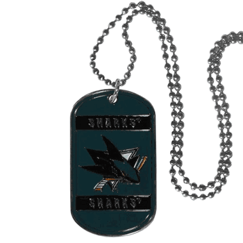 San Jose Sharks Tag Necklace