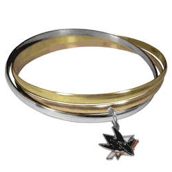 San Jose Sharks Tri-color Bangle Bracelet