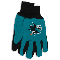 San Jose Sharks Two Tone Gloves - Adult Size