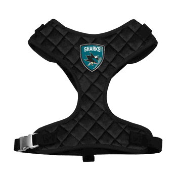 San Jose Sharks Velvet Pet Harness - XS