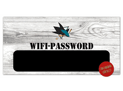 San Jose Sharks Wifi Password 6x12 Sign