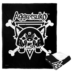 Sanrio Aggretsuko Heavy Metal Silk Touch Throw Blanket 50x60 Inches