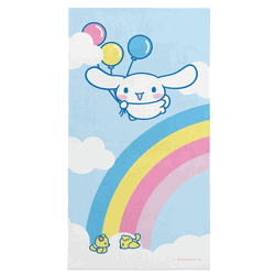 Sanrio Cinnamoroll Balloon Fly Beach Towel 30X60 Inches