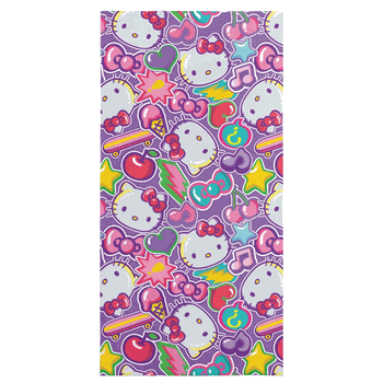 Sanrio Hello Kitty Cherry Summer Microfiber Beach Towel 30 x 60 Inches