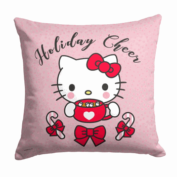 Sanrio Hello Kitty Cocoa Cutie Throw Pillow 18x18 Inches